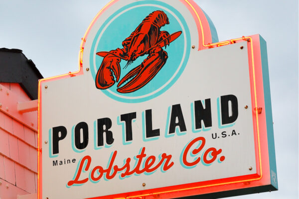 Portland Lobster Co Sign