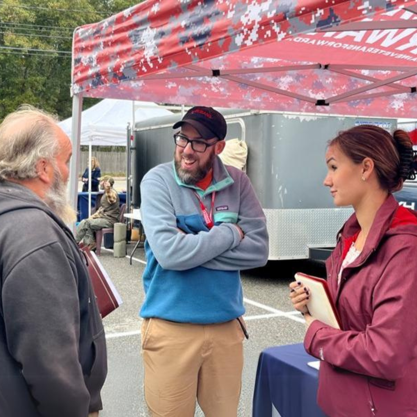 Fedcap Veterans at an event